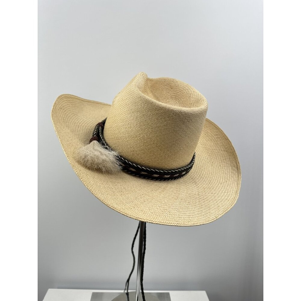 O’farrell Vintage Western Pinched Crown Hat Size 7-5/8